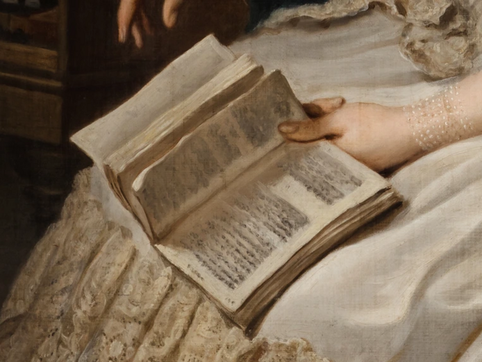 Johann Georg Ziesenis: Porträt Herzogin Anna Amalia von Sachsen-Weimar-Eisenach, um 1769 Johann Georg Ziesenis: Porträt Herzogin Anna Amalia von Sachsen-Weimar-Eisenach, um 1769