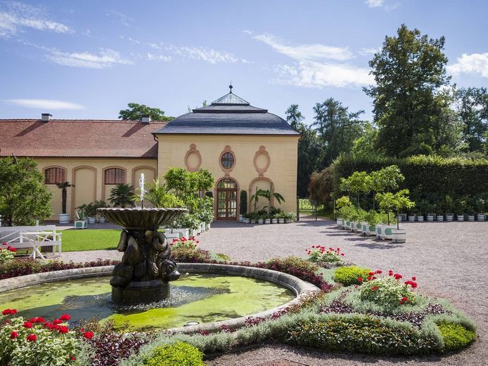 Orangerie Schloss Belvedere Außenaufnahme der Orangerie von Schloss Belvedere
