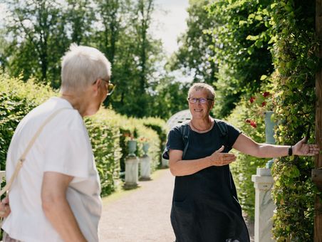 Schlosspark Belvedere Besuch des russischen Gartens