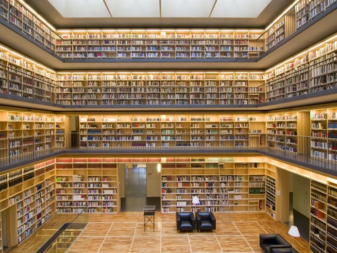 Bücherkubus des Studienzentrums der Herzogin Anna Amalia Bibliothek