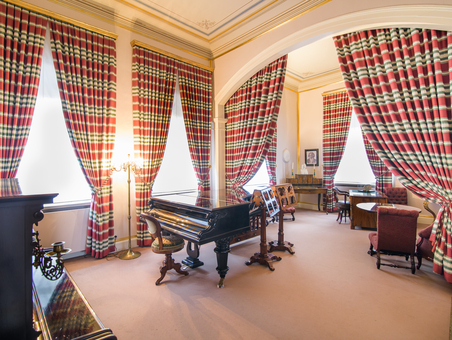 Liszt House The music salon and study with original Bechstein grand piano