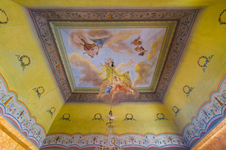 Wittumspalais Ceiling mural in the Ballroom