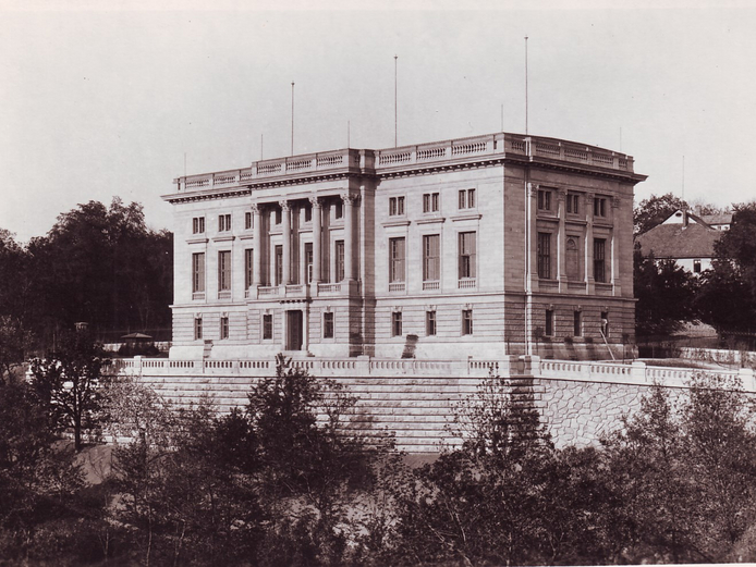 Historische Aufnahme des Goethe- und Schiller-Archivs in Weimar