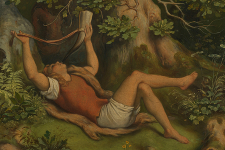 Moritz von Schwind, Im Walde (Des Knaben Wunderhorn), um 1848 Moritz von Schwind, Im Walde (Des Knaben Wunderhorn), um 1848