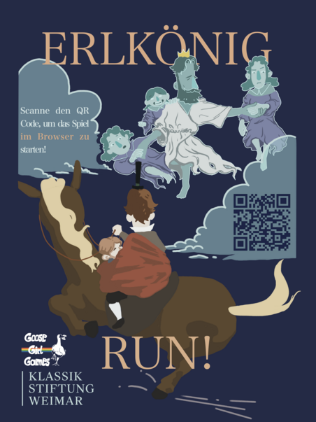 Mini-Game: Erkönig Run! Plakat zum Spiel "Erlkönig Run!"