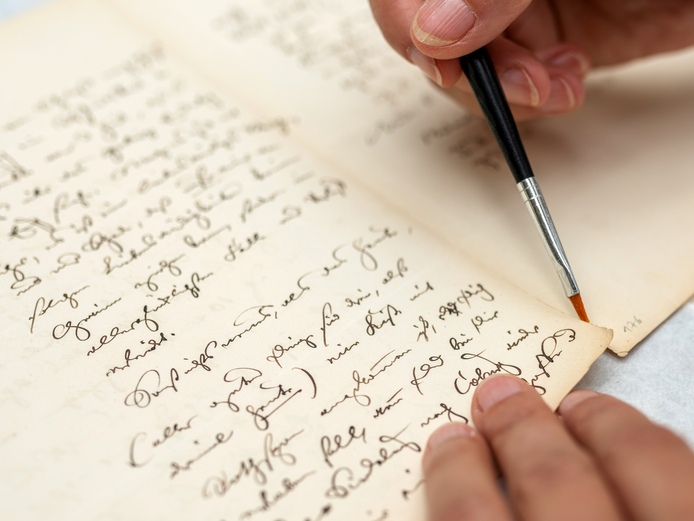 Goethe- und Schiller-Archiv Handschriftenrestaurierung im Goethe- und Schiller-Archiv