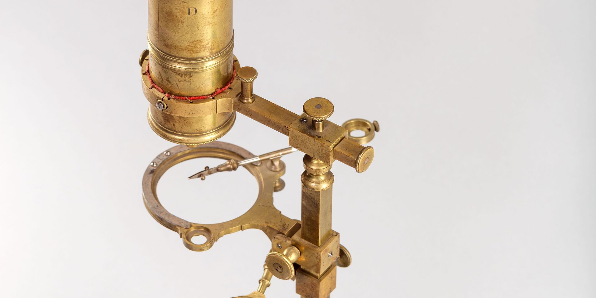 Goethes Mikroskop Mikroskop aus Messing, um 1800