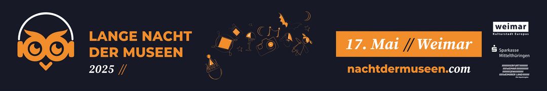 Banner Lange Nacht der Museen Weimar
