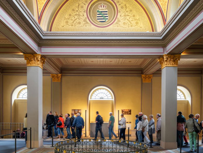 Fürstengruft Kapellenraum mit Sternenkuppel