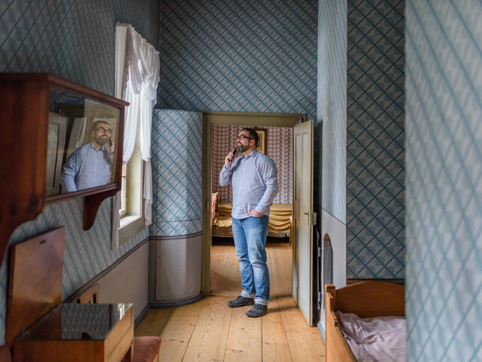 Schillers Wohnhaus Besucher im Kinderzimmer