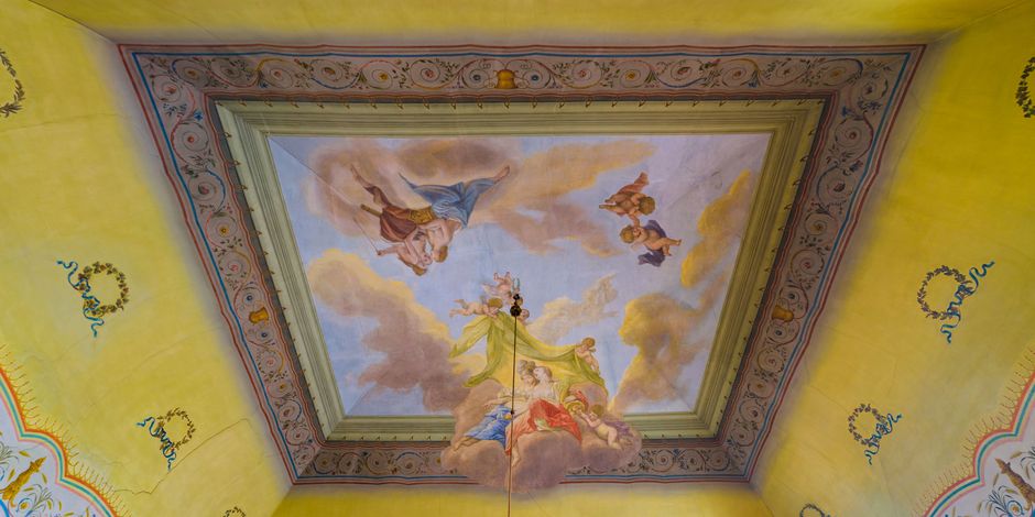 Wittumspalais Deckengemälde im Festsaal